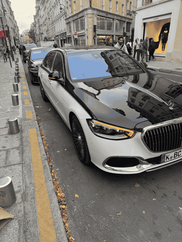 Mercedes S-Class – Left Angle View